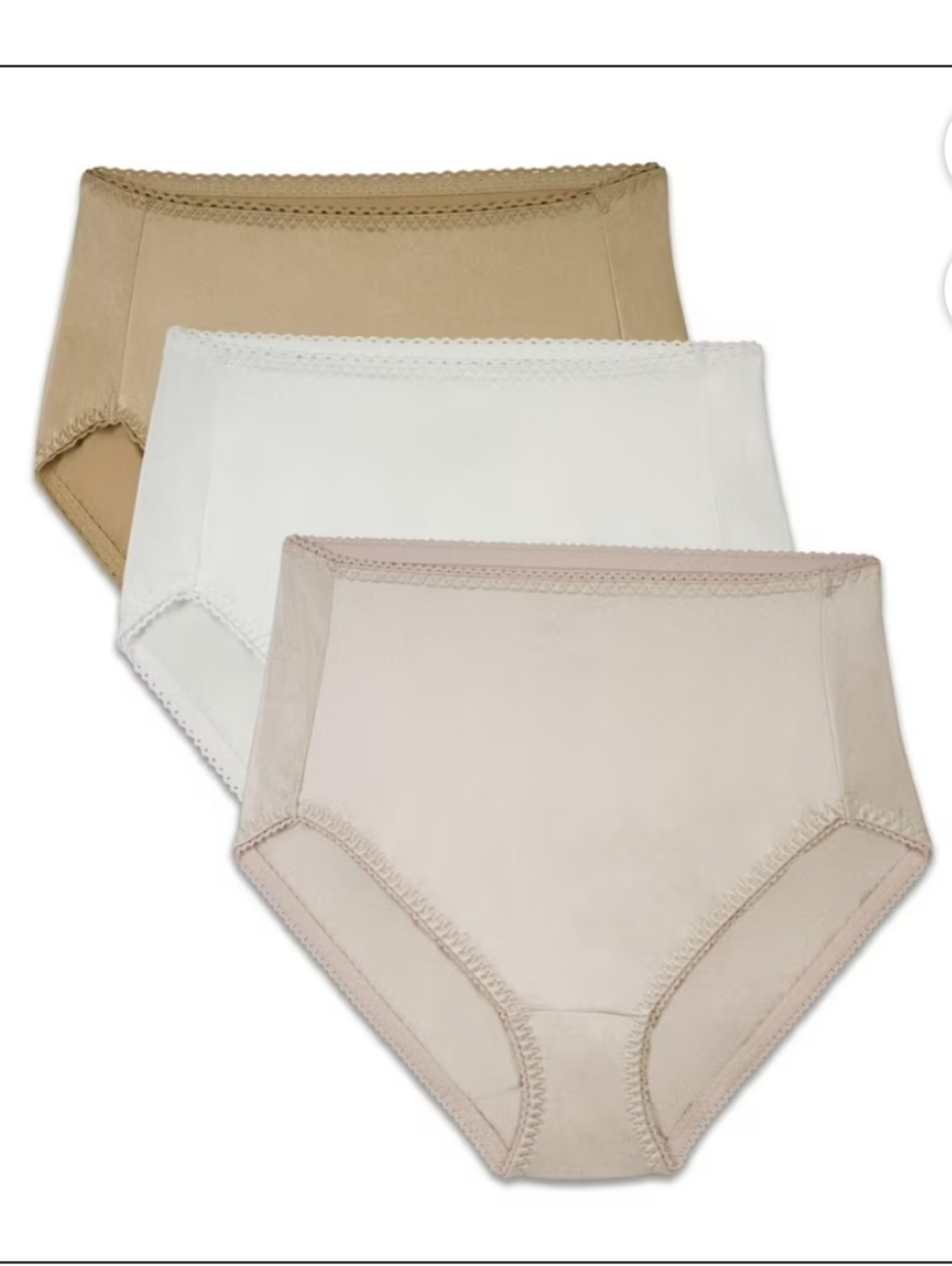 3 Pack of Satin Briefs Panties Underwear  4X